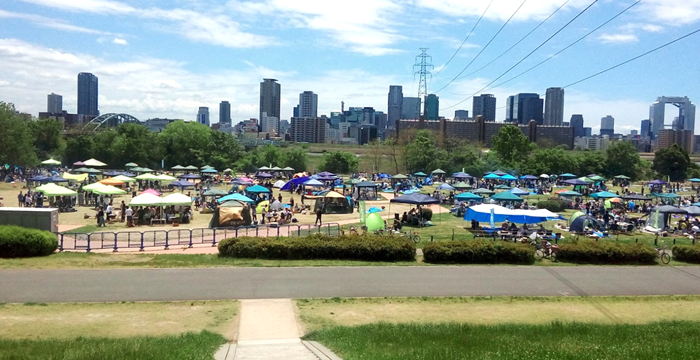 Adelante(アデランテ)バーベキュー会場  淀川河川公園西中島地区